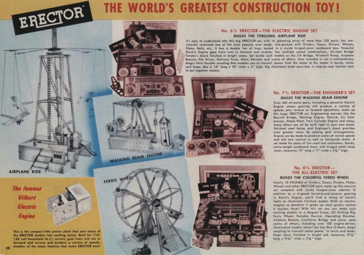 American Flyer Trains 1951, page 38 A.C. Gilbert Catalog Archive